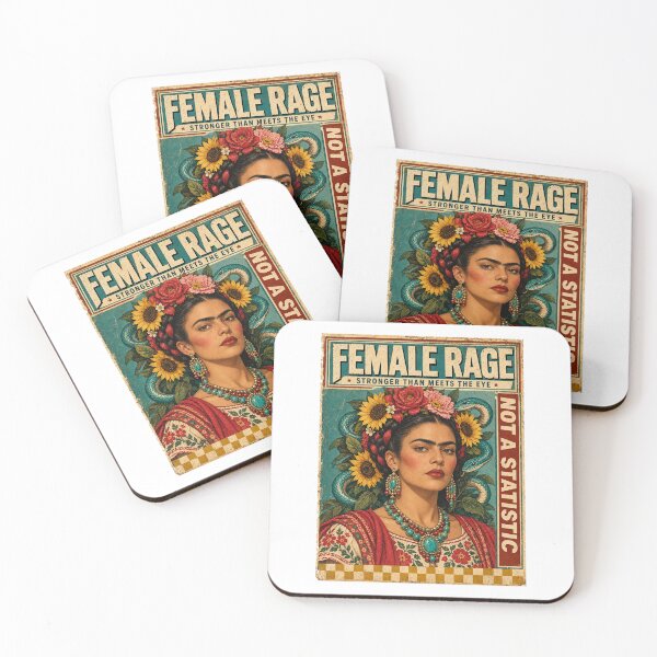 Item preview, Female Rage Not A Statistic Feminist Frida Kahlo designed and sold by TeeARTHY.