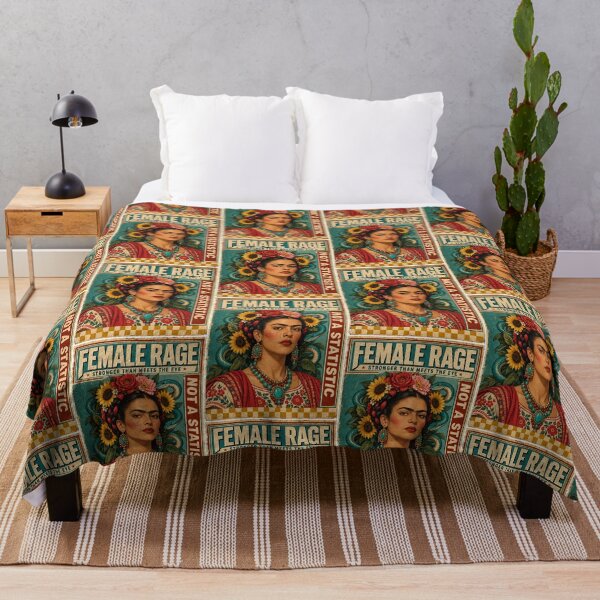 Item preview, Female Rage Not A Statistic Feminist Frida Kahlo designed and sold by TeeARTHY.