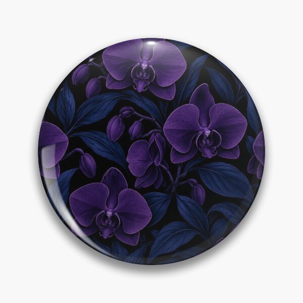 Item preview, Dark Purple Orchid Seamless Floral Pattern    designed and sold by Owcomm.