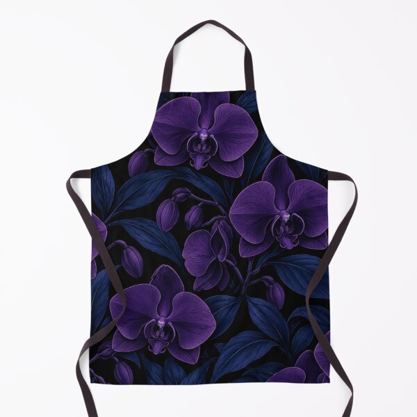 Item preview, Dark Purple Orchid Seamless Floral Pattern designed and sold by Owcomm.
