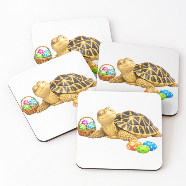 Item preview, Cheerful Indian Star Tortoise Easter designed and sold by Sillytoe.