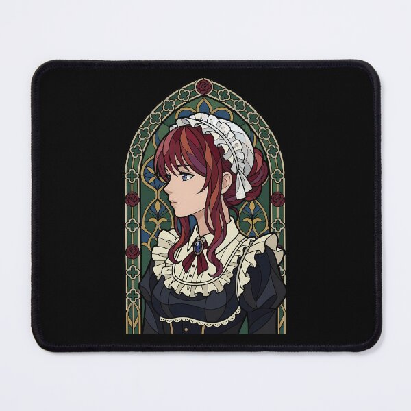 Item preview, Tilty Claret Tenten Kakumei Rose Maid Stained Glass designed and sold by mildaclairmo.