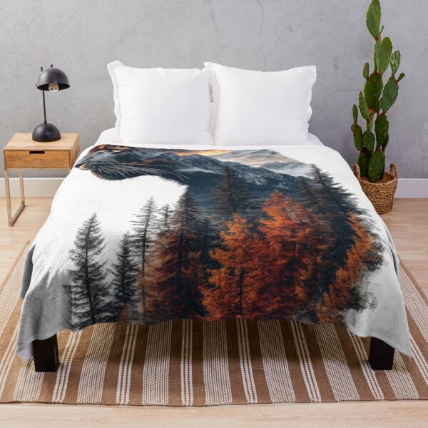Item preview, Leopard Forest Fusion Double .Exposure Nature Graphic designed and sold by VISIONSTURME.