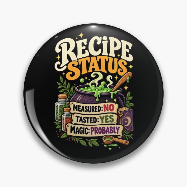 Item preview, Recipe Status Funny Kitchen Witch Cooking Humor designed and sold by MOTIFOLK.