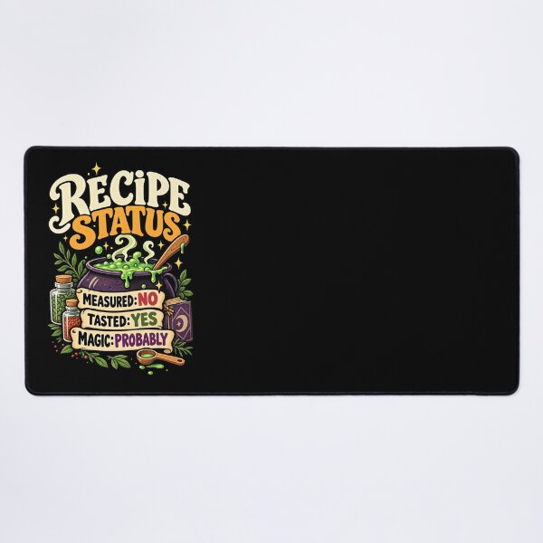 Item preview, Recipe Status Funny Kitchen Witch Cooking Humor designed and sold by MOTIFOLK.