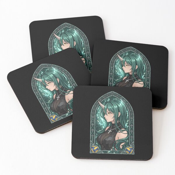 Item preview, Inia Sestina Muv Luv Alternative Emerald Stained Glass designed and sold by mildaclairmo.