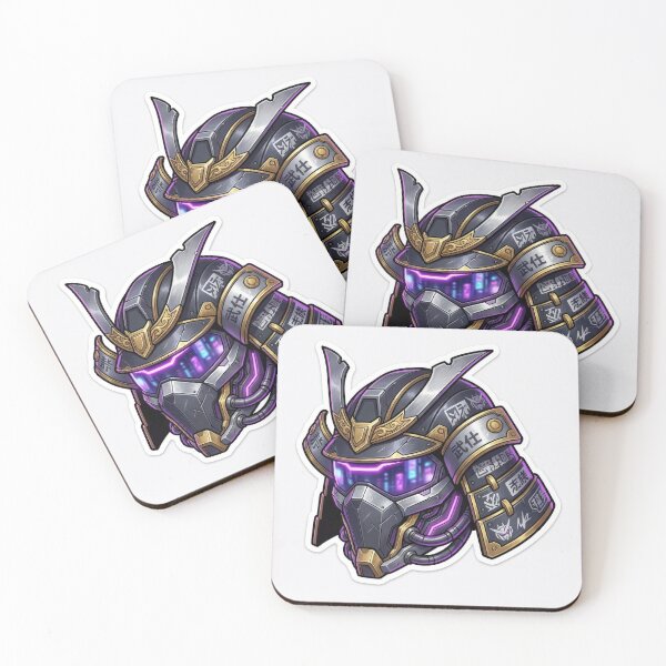Item preview, Futuristic Cyberpunk Samurai Helmet Illustration designed and sold by Rahat3344.