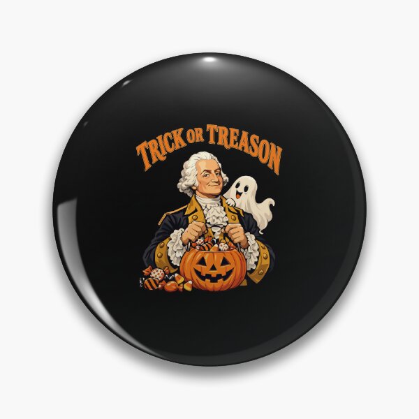 Item preview, Trick Or Treason George Washington Pumpkin Halloween designed and sold by Designart68.