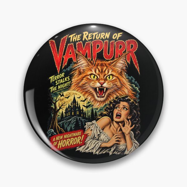 Item preview, Return Of Vampurr Orange Cat Horror designed and sold by TeeARTHY.