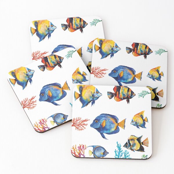 Item preview, Watercolor Sea Fish Underwater Nature Ocean Graphic Art designed and sold by VISIONSTURME.