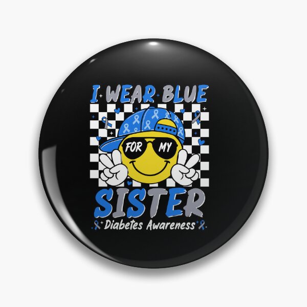 Item preview, Wear Blue for My Sister T1D Type 1 Diabetes Awareness designed and sold by Designart68.