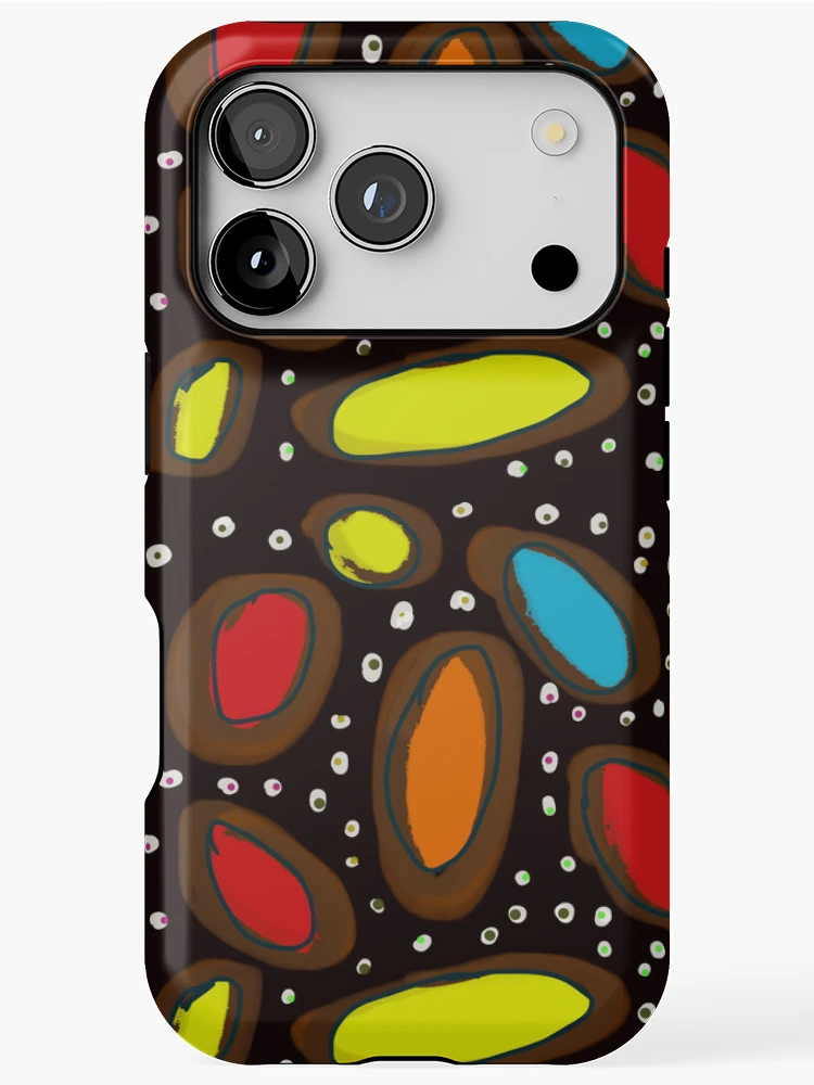 Thumbnail 1 of 4, iPhone Case, Jelly Beans Colorful Pattern designed and sold by PatternShow.
