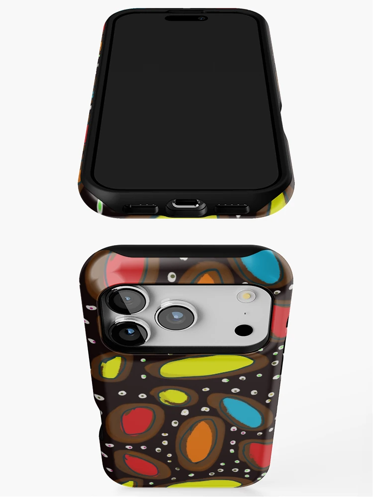 Thumbnail 3 of 4, iPhone Case, Jelly Beans Colorful Pattern designed and sold by PatternShow.