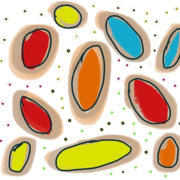 Artwork thumbnail, Jelly Beans Colorful Pattern by PatternShow