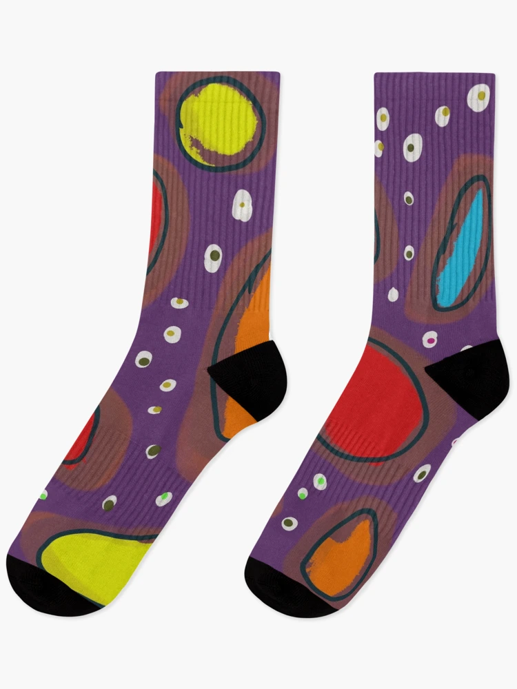 Thumbnail 1 of 5, Socks, Jelly Beans Colorful Pattern designed and sold by PatternShow.