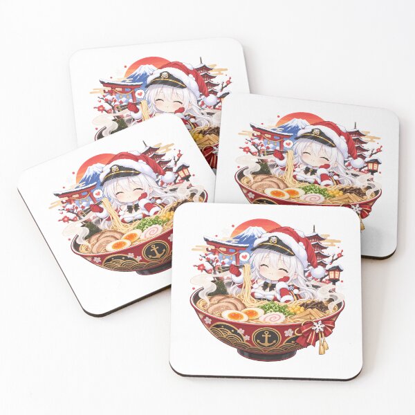 Item preview, Enterprise Azur Lane Christmas Chibi Ramen Japan designed and sold by mildaclairmo.