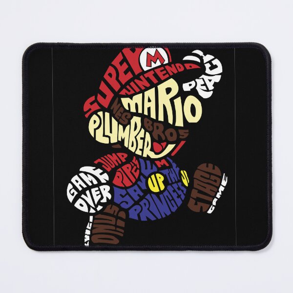Item preview, Mario puzzle typography style designed and sold by GravicPopart21.