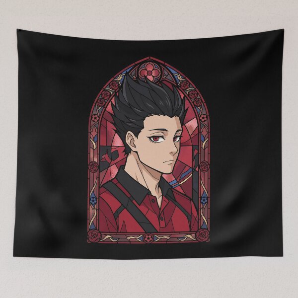 Item preview, Shoei Baro Blue Lock Crimson Stained Glass King designed and sold by mildaclairmo.