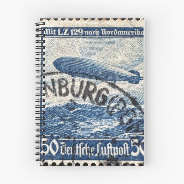 Item preview, LZ129 Hindenburg Airship Airmail Postage Stamp designed and sold by Ian-M-Stevens.