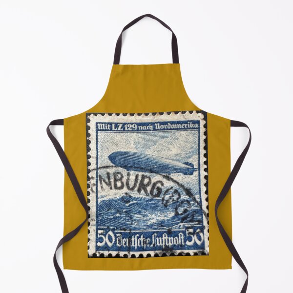 Item preview, LZ129 Hindenburg Airship Airmail Postage Stamp designed and sold by Ian-M-Stevens.