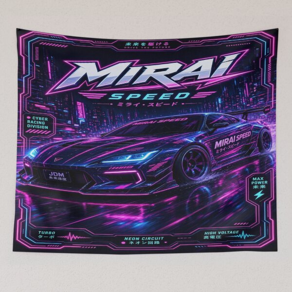 Item preview, Mirai Speed: Cyberpunk JDM Concept Art designed and sold by JMAVILA ART.