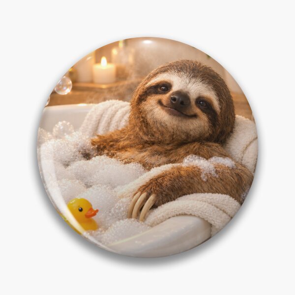 Item preview, Three Toed Sloth Spa Bubble Bath designed and sold by Sillytoe.