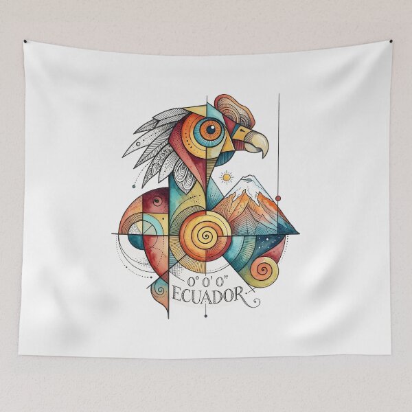 Item preview, Geometric Andean Condor Ecuador Art designed and sold by EdwinkOne.
