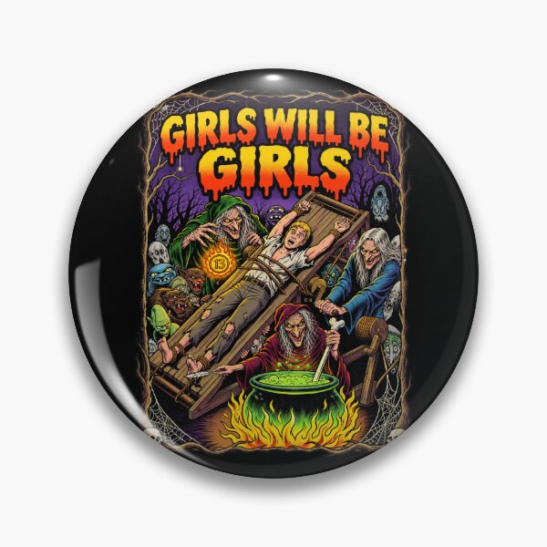 Item preview, Girls Will Be Girls Witches Cauldron designed and sold by TeeARTHY.