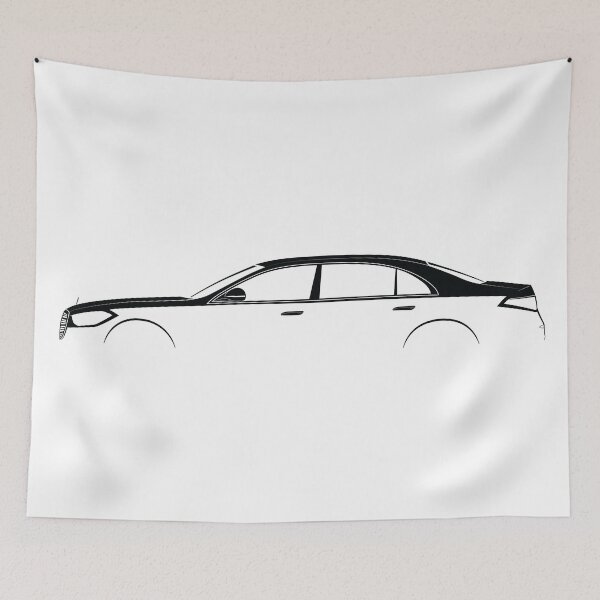 Item preview, S-Class (W223) (Black) designed and sold by Car Silhouettes.