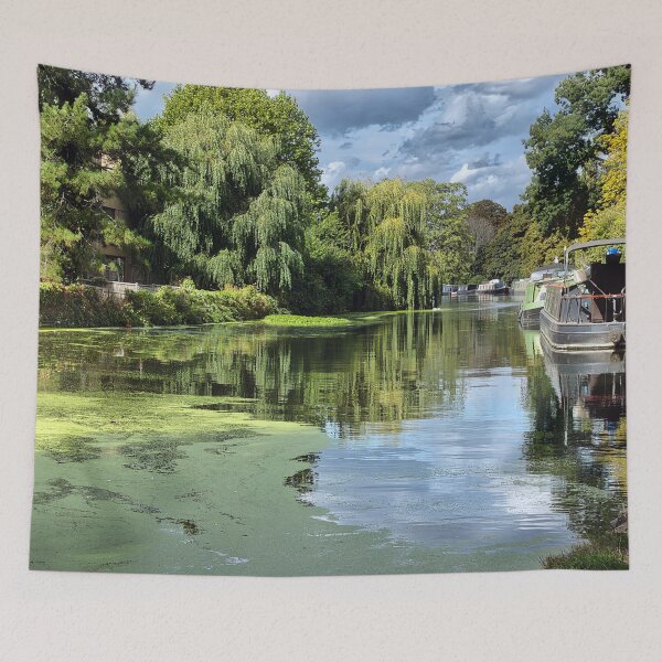 Item preview, Narrowboat mooring on the Grand Union Canal near Uxbridge designed and sold by Kevin Hellon.