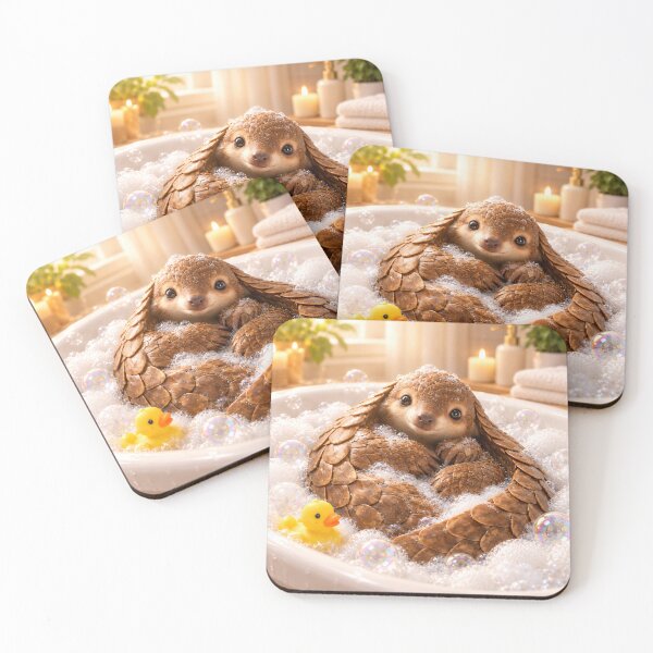 Item preview, Tree Pangolin Relaxing Bubble Bath designed and sold by Sillytoe.