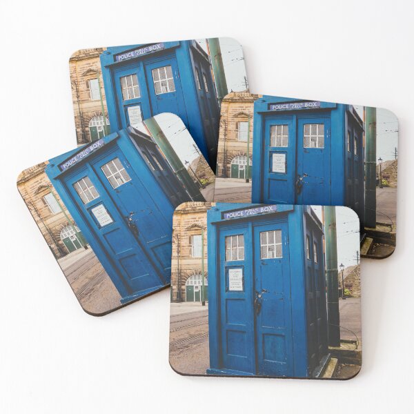 Item preview, Iconic Blue Police Box at Crich Tramway Village designed and sold by Astute-Artio-Photography.