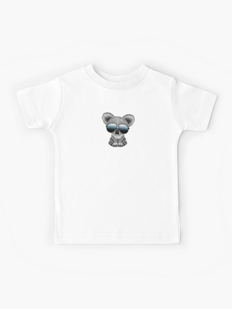 Girls' Short Sleeve Koala Sunglasses Print T-Shirt
