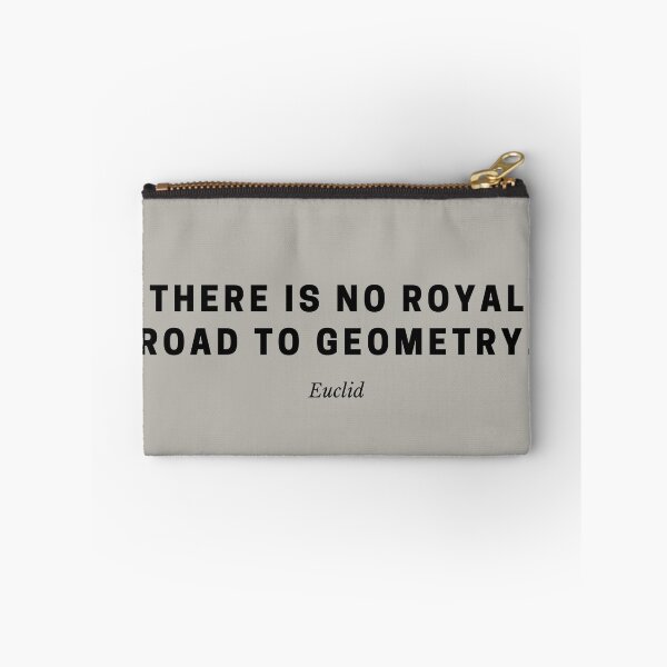Item preview, No Royal Road to Geometry — Euclid Mathematics Quote designed and sold by Out of Orbit.