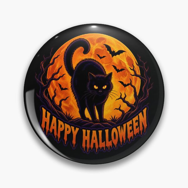 Item preview, Creepy Arched Feline Halloween Banner designed and sold by LuisWorks.