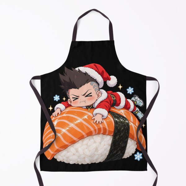 Item preview, David Martinez Cyberpunk Edgerunners Christmas Salmon Sushi designed and sold by mildaclairmo.