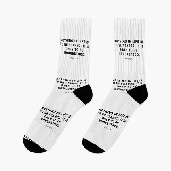Item preview, Nothing Is to Be Feared — Marie Curie Science Quote designed and sold by Out of Orbit.