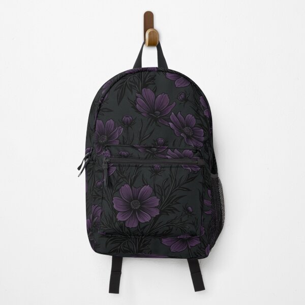 Item preview, Dark Purple Vintage Botanical Floral Pattern designed and sold by Owcomm.