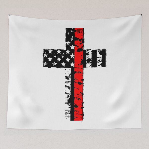 Item preview, Thin Red Line Cross designed and sold by JHubb-Designs.