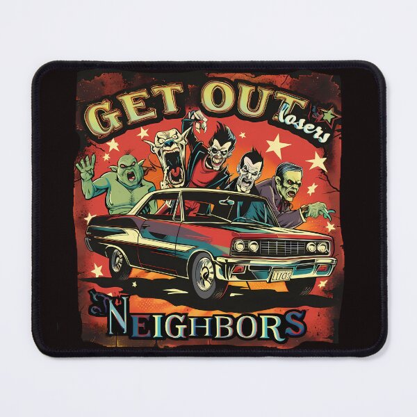 Item preview, Get Out Losers Neighbors designed and sold by Structure-Blue.