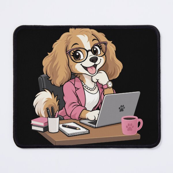 Item preview, Cavalier King Charles Spaniel Dog Mom Office designed and sold by karamram.