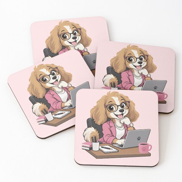 Item preview, Cavalier King Charles Spaniel Dog Mom Office designed and sold by karamram.