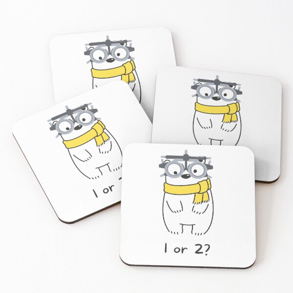 Item preview, Bear gets an eye exam: 1 or 2? designed and sold by Polka-Dotted Penguin.