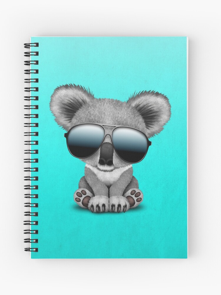Cute Baby Koala Bear Wearing Sunglasses Journal for Sale by jeff bartels Redbubble