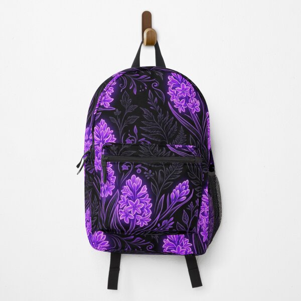 Item preview, Glowing Purple Hyacinth Floral Seamless Pattern designed and sold by Owcomm.