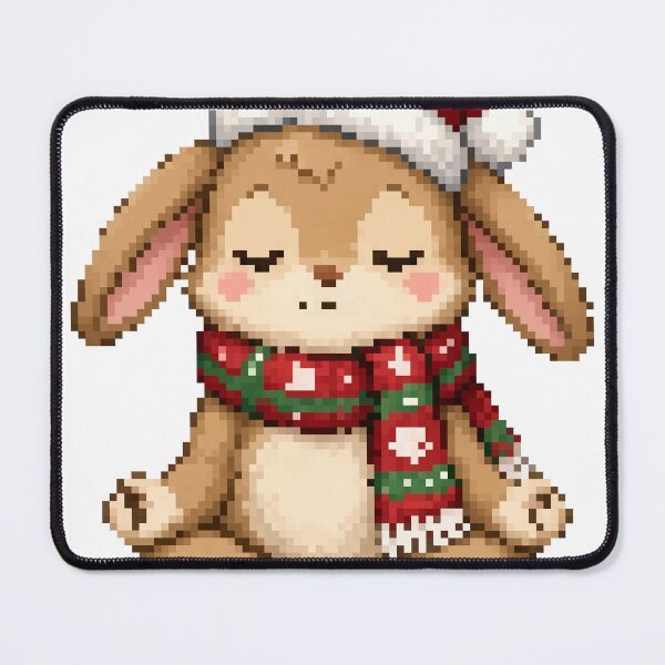 Item preview, Meditating Bunny Christmas designed and sold by PopDigital.