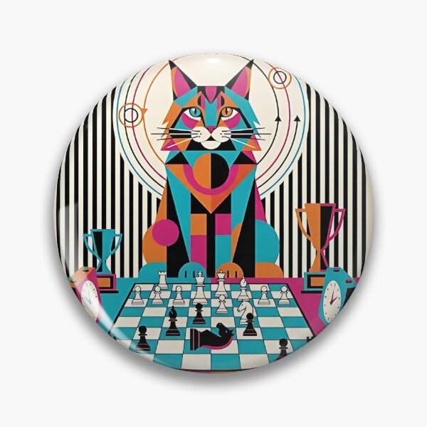 Item preview, Maine Coon Chess Grandmaster designed and sold by PictoVibe.