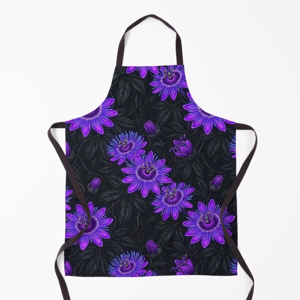 Item preview, Vibrant Purple Passion Flower Floral Pattern designed and sold by Owcomm.