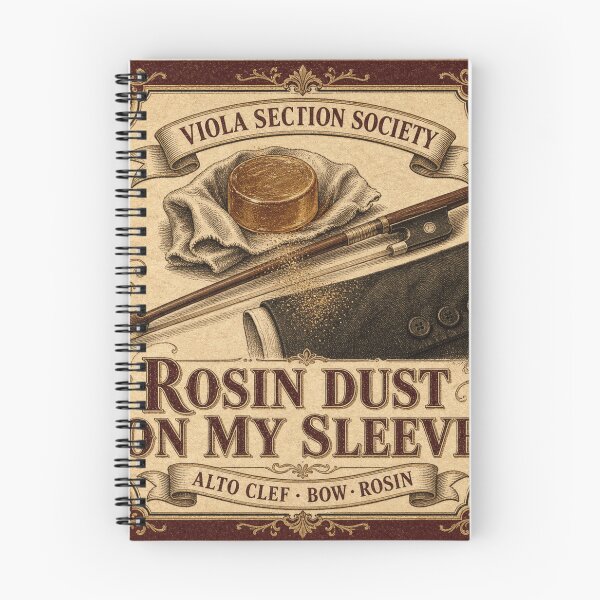 Item preview, Rosin Dust On My Sleeve Músico de Cuerda designed and sold by BoosterShop.