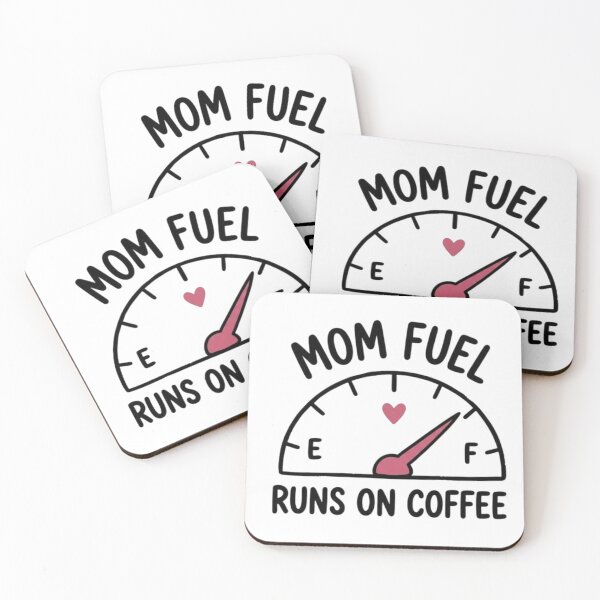 Item preview, Mom Fuel Runs On Coffee designed and sold by LuloCreative.